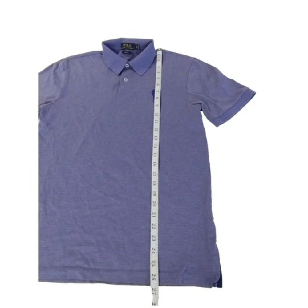 Polo Ralph Lauren‎ Golf Shirt Pro Fit Purple Large Logo Short Sleeve Mens Small
